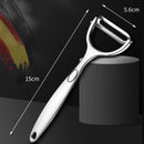Axyaa Stainless Steel Paring Knife - Zinc Alloy Fruit and Melon Peeler