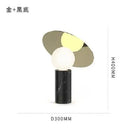 Axyaa Marble Globe Table Lamp, Modern Minimalist Design for Bedroom and Office
