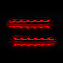 Axyaa LED Rear Bumper Reflector Lights Chevrolet Cavalier 2020-2022 Dynamic Turn Signal