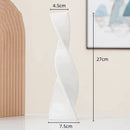 Axyaa Ceramic Geometric Lines Vase Abstract Decorative Ornaments