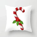 Axyaa Christmas Candy Print Pillow Cases for Festive Decor