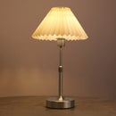 Axyaa Rechargeable Touch Table Lamp with Replaceable E12 Bulb for Bedroom and Dining Area