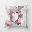 Axyaa Geometric Abstract Polyester Cushion Cover 45x45cm