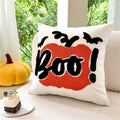Axyaa Halloween Ghost Pumpkin Bat Spider Web Pillow Cushion