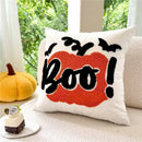 Axyaa Halloween Ghost Pumpkin Bat Spider Web Pillow Cushion