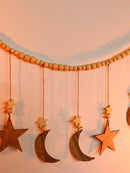 Axyaa Moon Star Party Decorations Garland for Home, Bedroom Decor & Gifts
