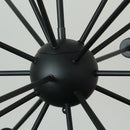Axyaa Retro Vintage Black Sputnik Chandelier for Dining Room, Bar and Restaurant