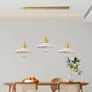 Axyaa White Ceramic LED Pendant Lamp Modern Hanging Light Fixtures