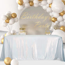 Axyaa Gold Glitter Table Cloth for Party, Wedding, Birthday, Banquet