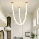 Axyaa Pearl Living Room Lamp Dining Room Chandelier Ceiling Salon Lighting