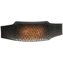 Axyaa Black Ceramic Sushi & Hotpot Plate - Rectangular Cuisine Dish