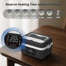 Axyaa 8000mAh Smart Heat Preservation Electric Lunch Box for Travel & Office