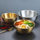 Axyaa Stainless Steel Salad and Soup Bowl Set