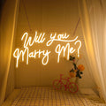 Axyaa Neon Light Proposal, Illuminated Logo, Wedding & Engagement Decoration