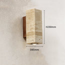 Axyaa Yellow Travertine Corridor Lamp - Scandinavian Style LED Wall Light