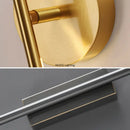 Nordic Copper LED Mirror Wall Light for Home Decor, Axyaa Glass Fixture