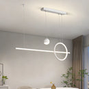 Axyaa Modern LED Pendant Chandelier for Living Room, Dining, or Kitchen