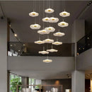 Axyaa Acrylic Designer Pendant Lamps for Home Decor - Hanging Lighting Fixtures