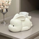 Axya Rabbit Drawn Ceramic Tissue Box - Affordable Luxury and Home Decor