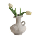 Ceramic White Flower Pot Vases by Axyaa