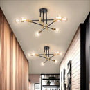Axyaa Nordic LED Ceiling Chandelier for Bedroom Living Room E27 Fixtures