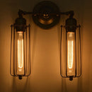 Axyaa Industrial Wall Light Bedside Lamp Shade Bedroom Living Room Lighting Fixtur