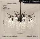 Axyaa Crystal Pendant Light: Modern Luxury Minimalist Design for Home Décor.