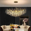 Axyaa Luxury Villa Crystal Pendant Chandelier.