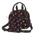 Axyaa Dog Paw Print Insulated Lunch Bag - Thermal Portable Bento Pouch