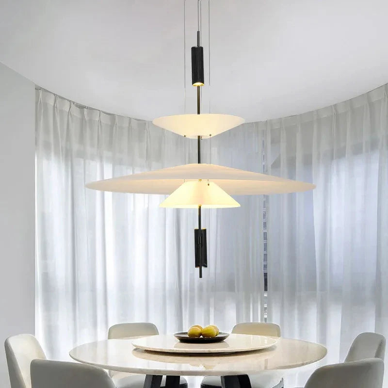 Axyaa Acrylic LED Ceiling Pendant Lamp for Modern Home Decor