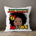 Axyaa Cartoon Girl Pillow Case: Soft Short Plush Cushion Cover for Sofa & Home Decor