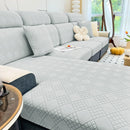 Axyaa Navy Stretch Sofa Covers for Loveseat Large Size - Washable & Fashionable