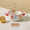 Axyaa 4.7-inch Ceramic Double Ear Steamed Egg Bowl