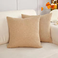 Fluffy Nordic Style Sofa Pillow Cover by Axyaa