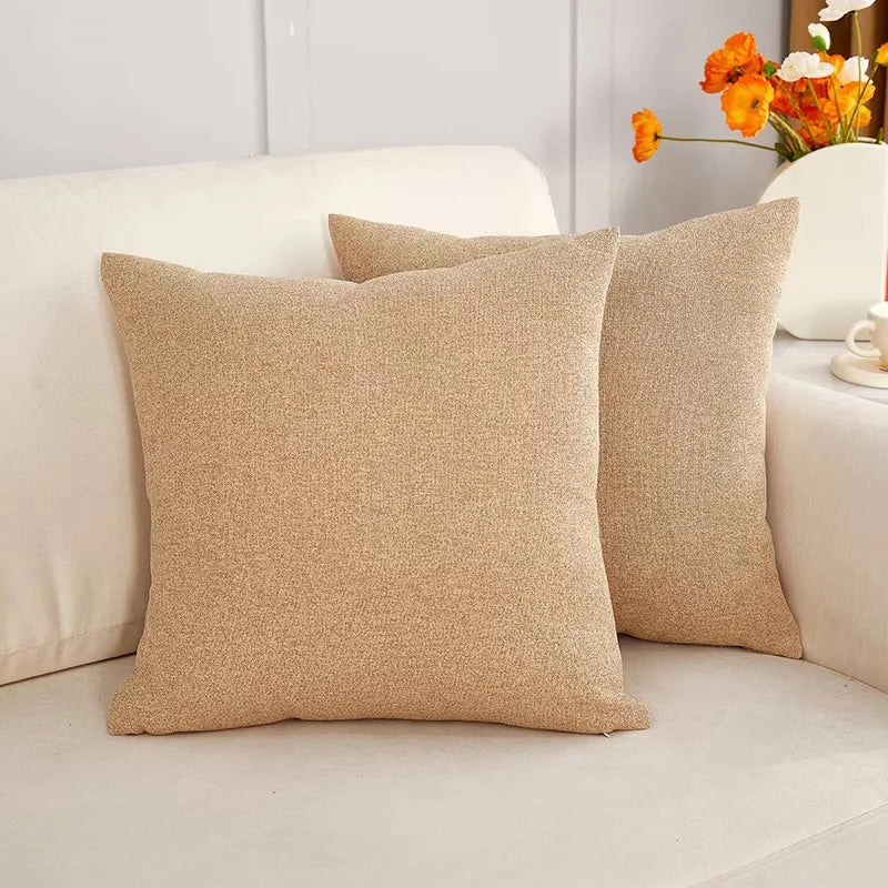 Fluffy Nordic Style Sofa Pillow Cover by Axyaa