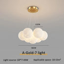 Axyaa Nordic Moon Bubble Planet LED Chandelier for Princess Room