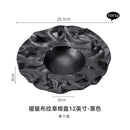 Axyaa Ceramic Pleated Dining Plate Set for High-end Dining Experience
