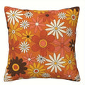 Axyaa Vintage Floral Pattern Throw Pillow Covers for Sofa Bedroom Car
