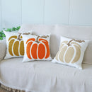 Axyaa Embroidered Pumpkin Pillowcase Cojines Sofa Cushion Cover Autumn Halloween