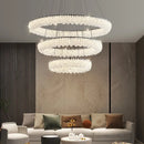Luxury Crystal Pendant Chandeliers with LED Lights by Axyaa
