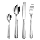 Axyaa Retro Wheat Ears Cutlery Set - Stainless Steel Steak Knife Fork Spoon Teaspoon
