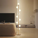 Axyaa Scandinavian LED Floor Lamps Living Room Standing Lights Home Decoration