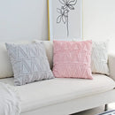 Axyaa Short Plush Pillowcases for Autumn Decor in 45x45cm and 30x50cm Sizes