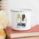 Axyaa Best Friend Cartoon Girls Custom Name Coffee Mug