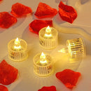 Axyaa LED Crystal Candle Light for Home Decoration, Parties, and Holidays