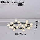 Axyaa Nordic Minimalist Molecular Pendant Light for Creative Restaurant Room Fashion