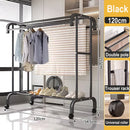 Axyaa Floor-to-Ceiling Clothes Rack: Indoor Drying Hanger & Coat Rack