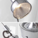 Clear Glass Table Lamp USB Charging Warm Light 3000K Axyaa Bedroom Desk Light