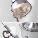 Axyaa Clear Glass USB Table Lamp Warm Light 3000K for Bedroom Parlor Art Deco
