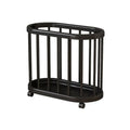 Axyaa Fitness Gear Storage Cart: Portable Organizer with Wheels for Yoga Mats & Equipment